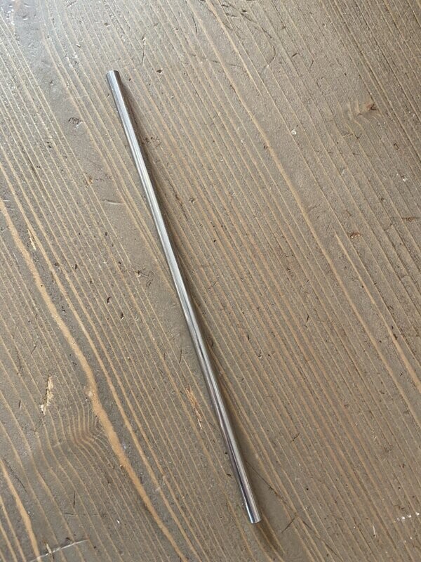 Paille inox droite