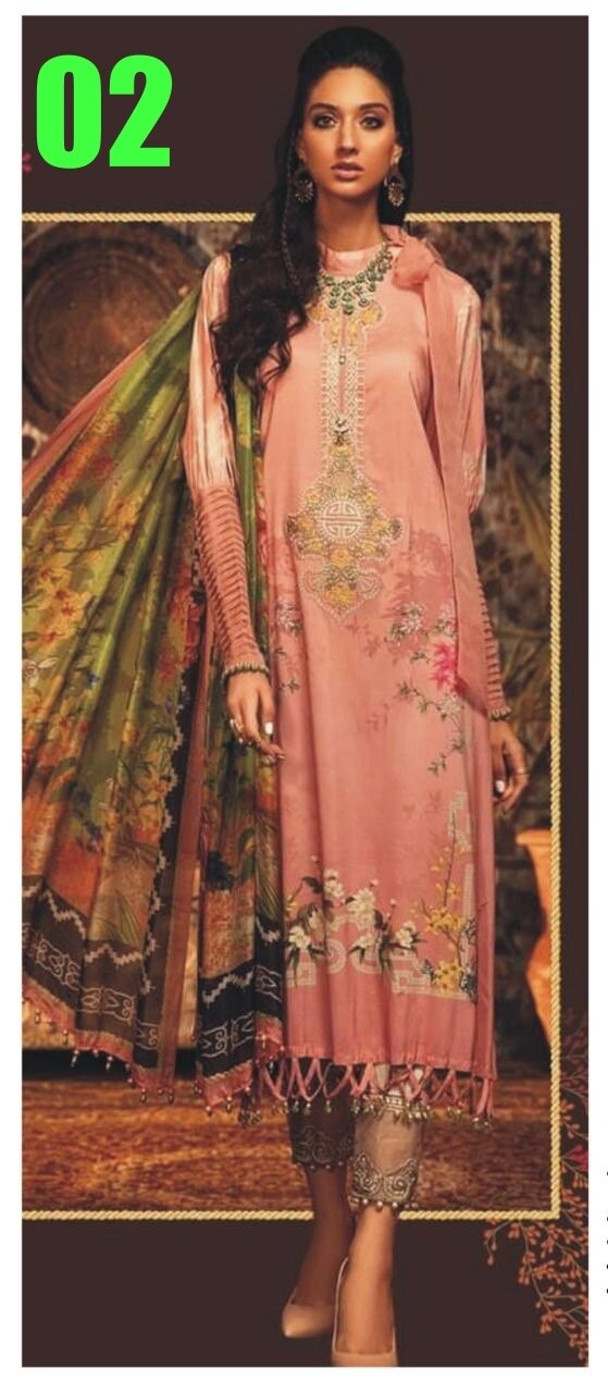 3 PCS new Fabric Cambric Lawn