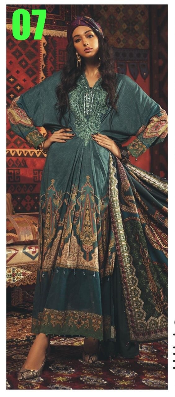 3 PCS new Fabric Cambric Lawn