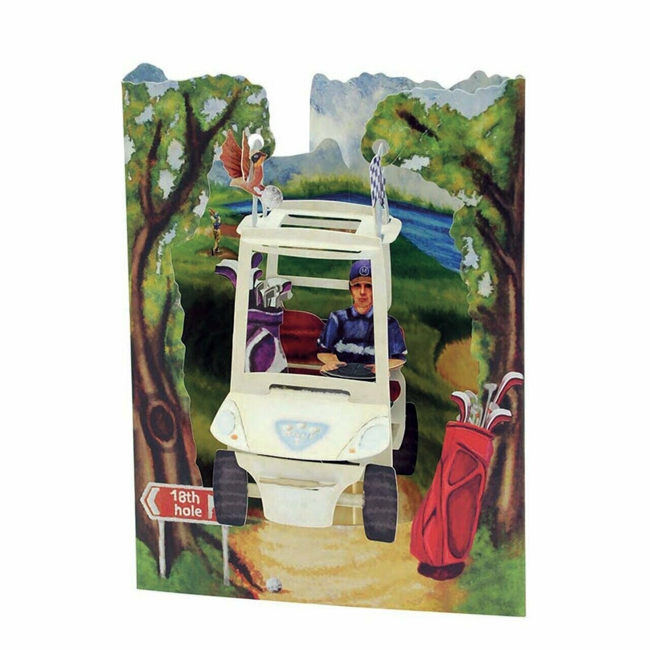 Swing card - Golf buggy