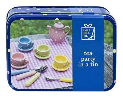 Gift in a tin Tea party