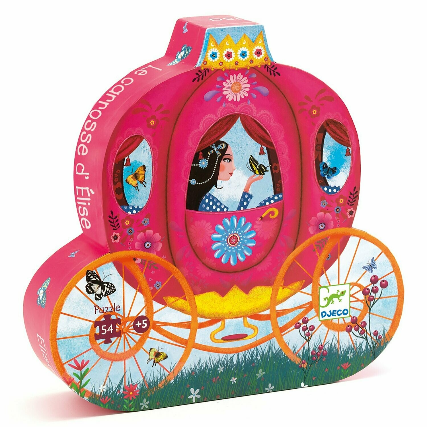 Siluettepussel, Eloises carrige, 54 bitar