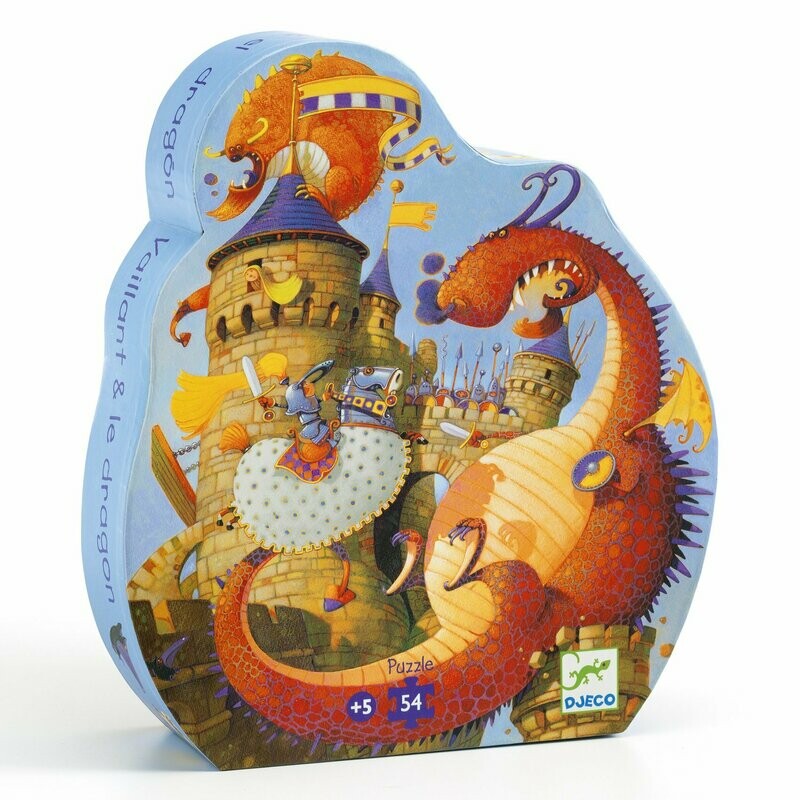 Siluettepussel, Valliant and the Dragon, 54 bitar