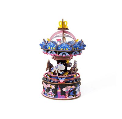 Starry Night Music Box 3D Wooden Puzzle