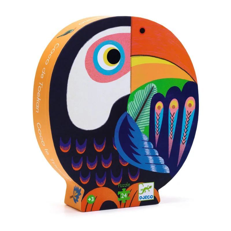 Siluettpussel - Coco the Toucan, 24 bitar