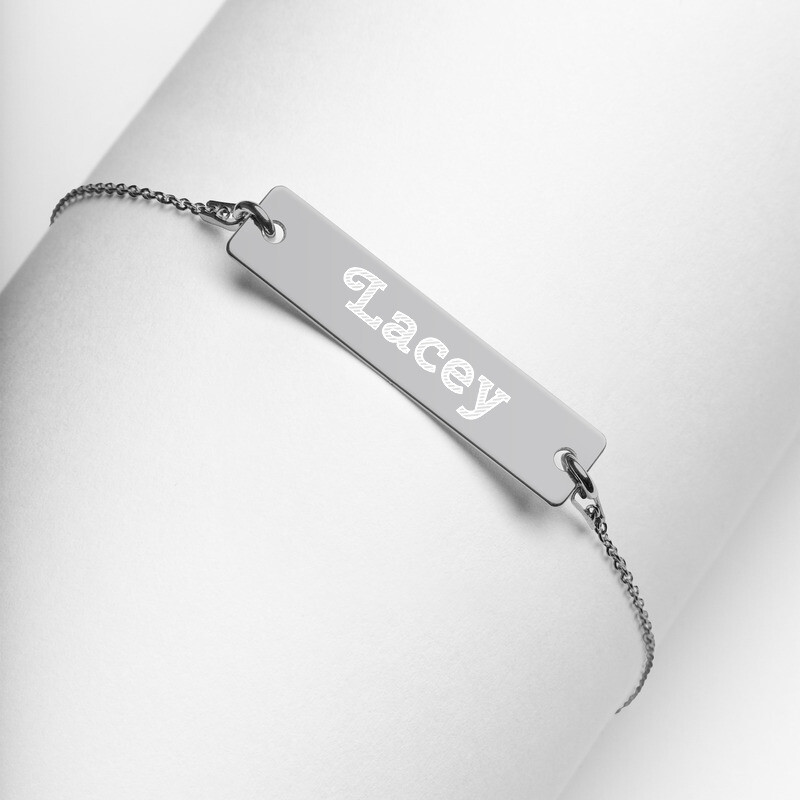 Chain Engraved Bracelet