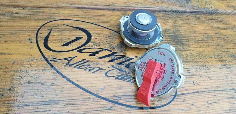 Kühlerverschlussdeckel mit Sicherheitsöffner Kühlerverschlussdeckel mit Sicherheitsöffner