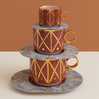 Чайная пара Большая 500 мл; Kesler ceramics