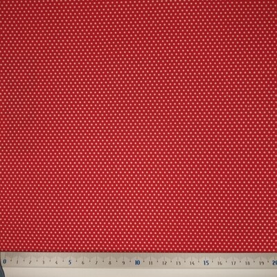 Popelina Bolas Pequena Vermelha