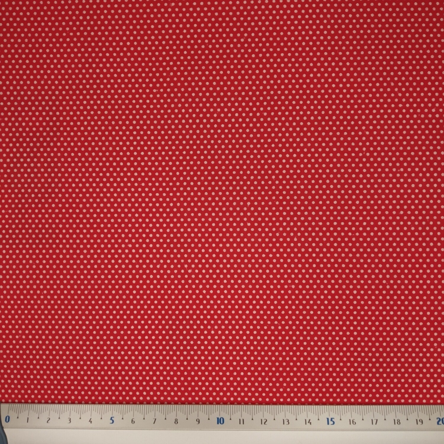 Popelina Bolas Pequena Vermelha