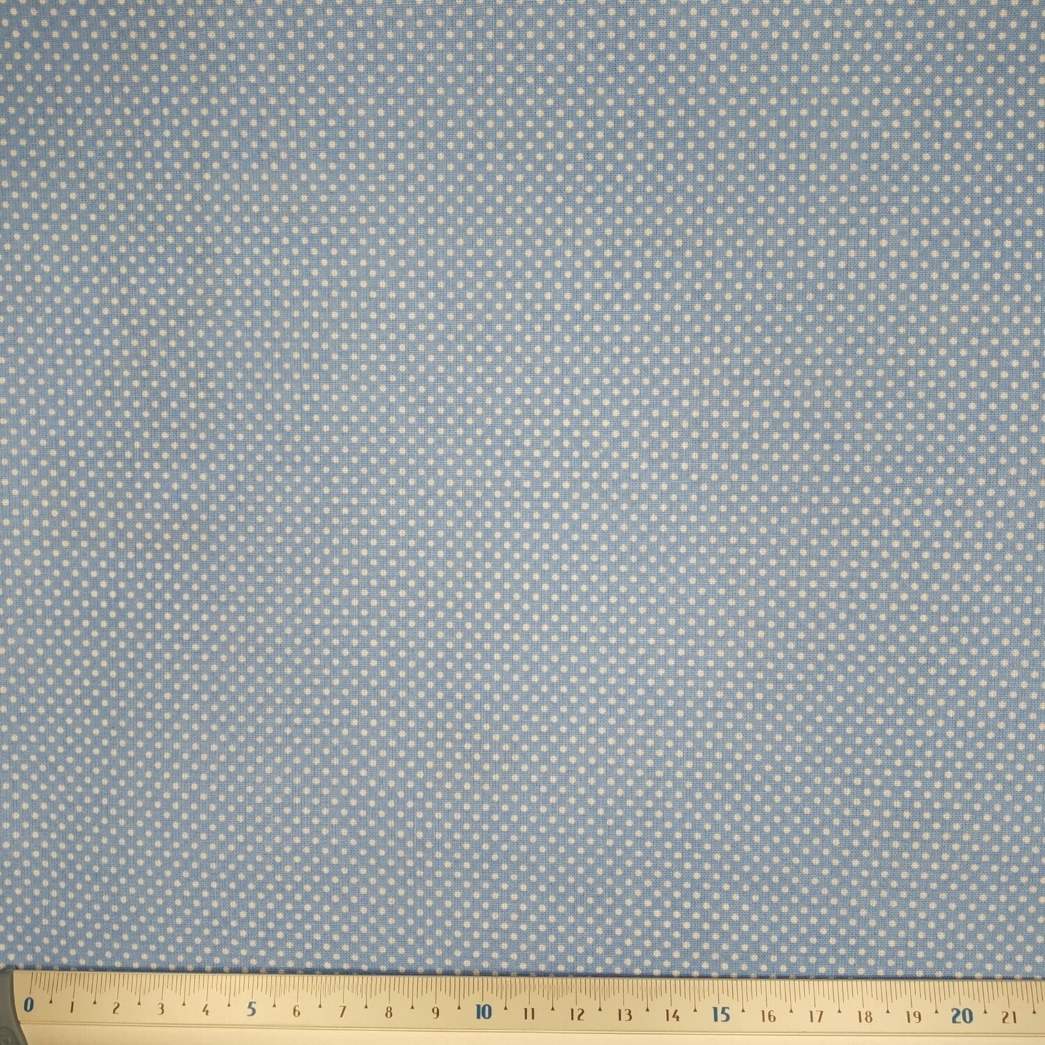 Popelina Bolas Pequena Azul Medio