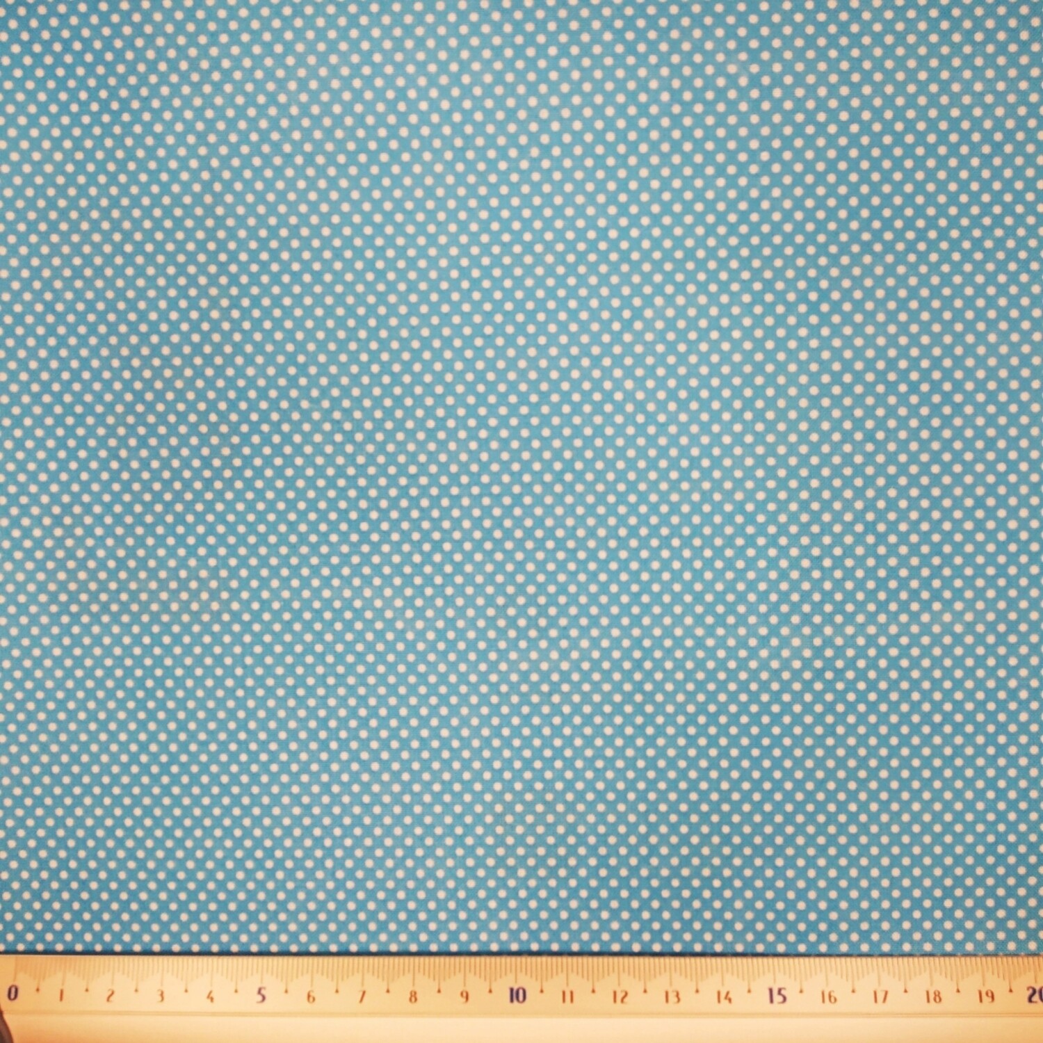 Popelina Bolas Pequena Azul Celeste