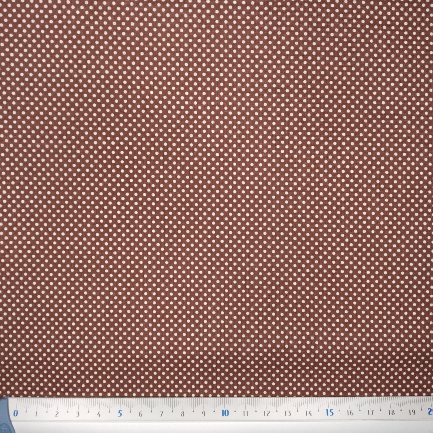 Popelina Bolas Pequena Castanho