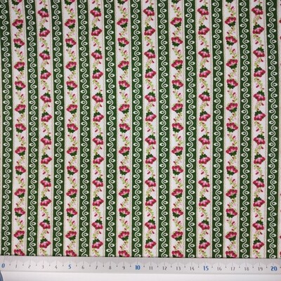 Popelina Estampada Chita Verde