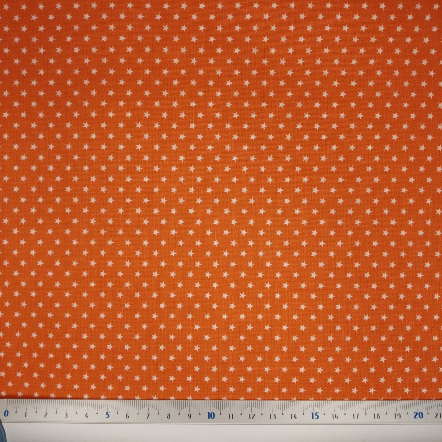 Popelina Estrelas Pequenas Laranja
