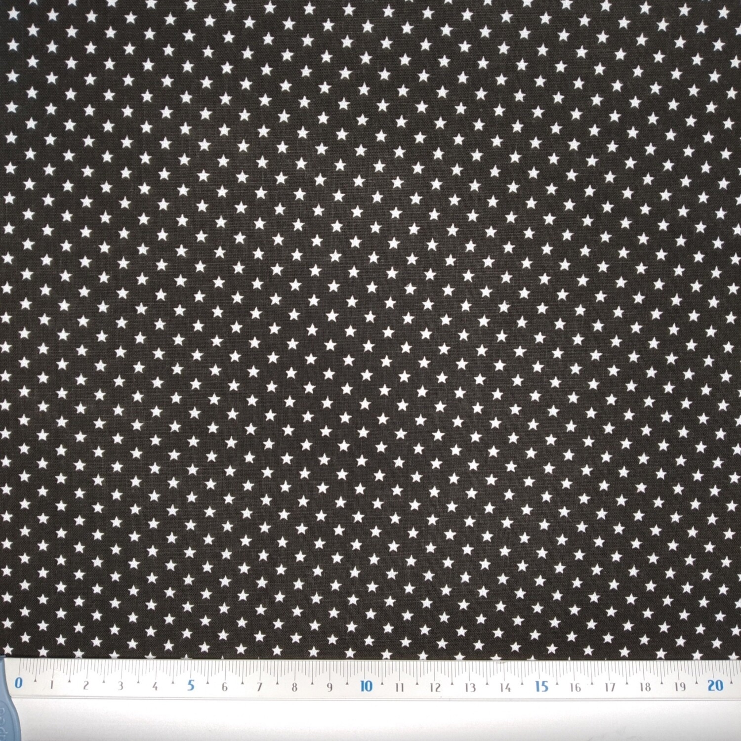 Popelina Estrelas Pequenas Preta