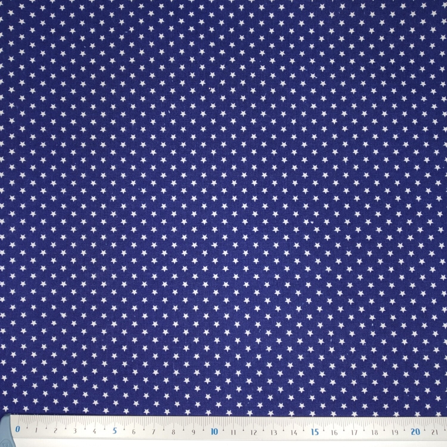 Popelina Estrelas Pequenas Azul Escuro