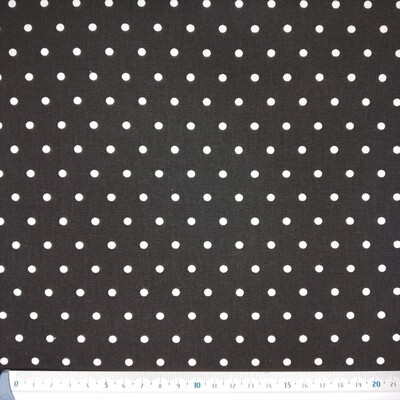 Popelina Bolas Média Preta