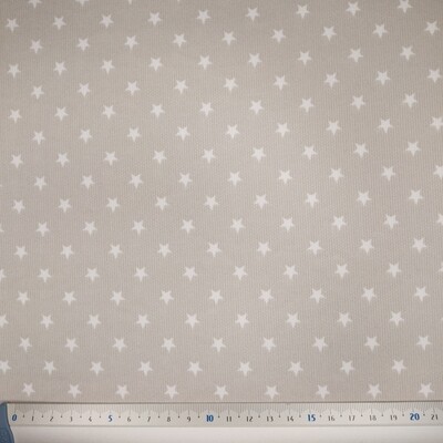 Piquet Fustão Estrelas Cinza