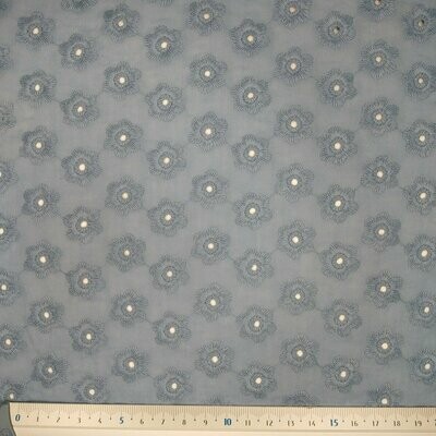 Bordado Inglês Azul