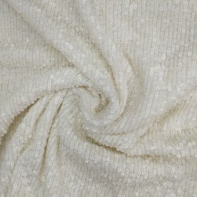 Tulle Lycra Mini Lantejoulas Pérola