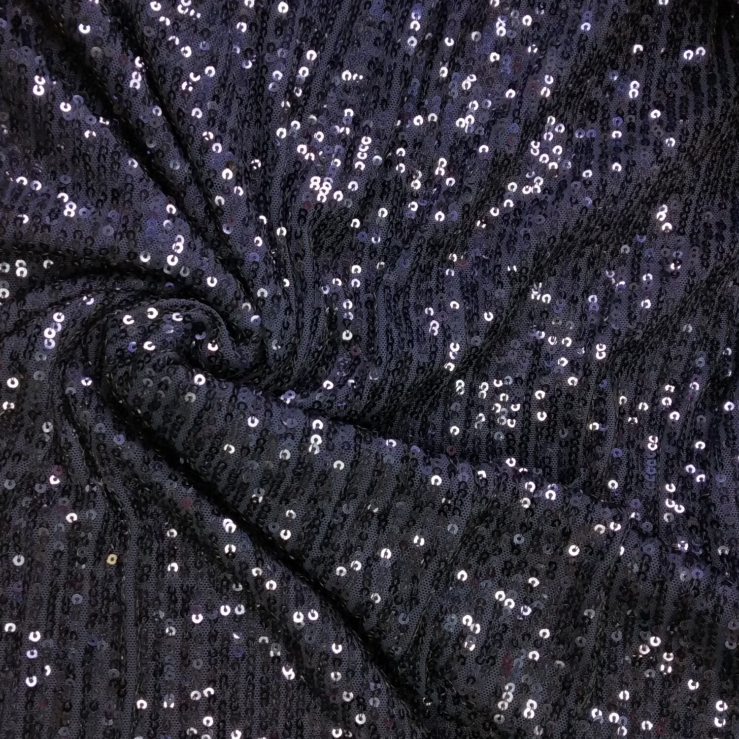 Tulle Lycra Mini Lantejoulas Azul Navy