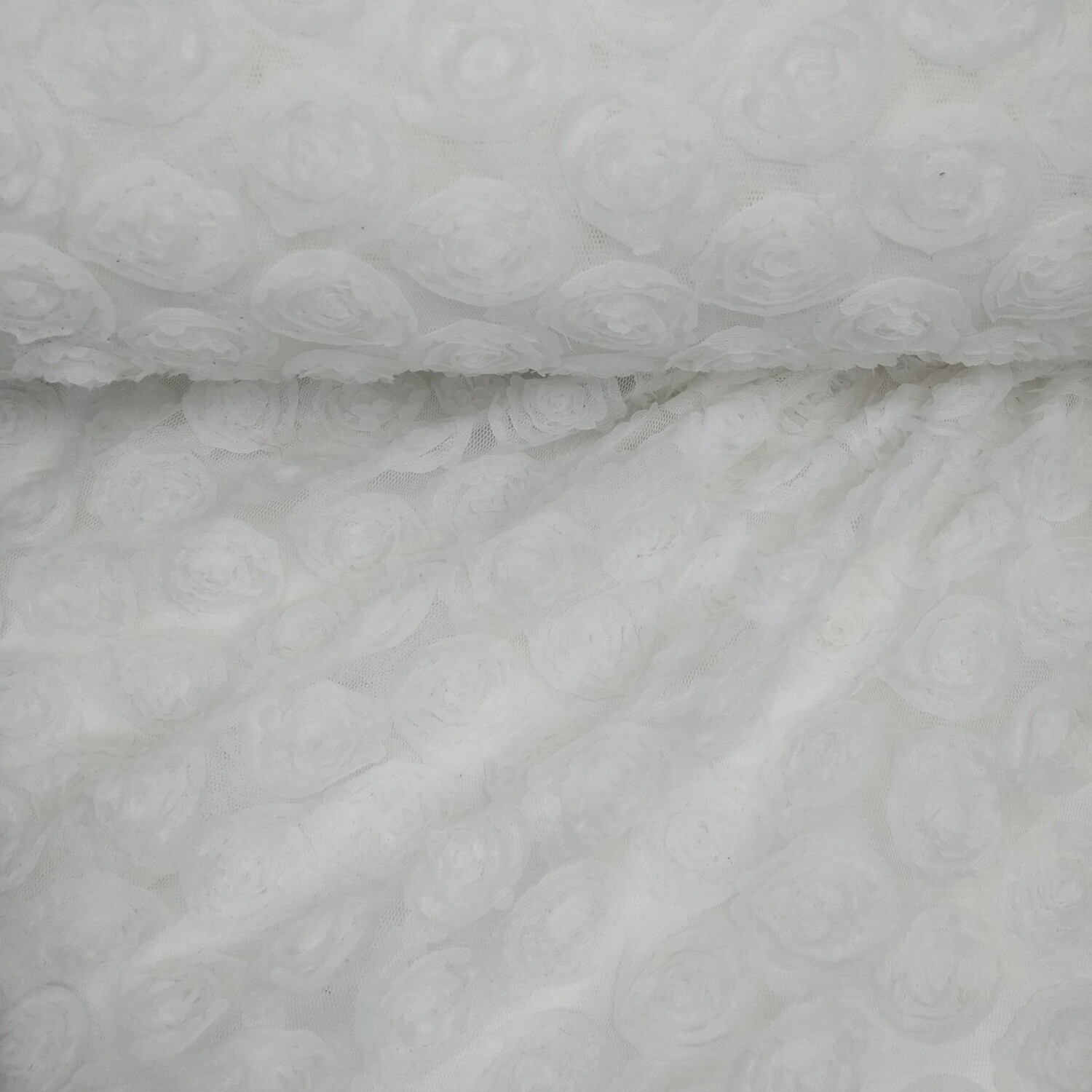 Tulle c/Flores 3D Pérola