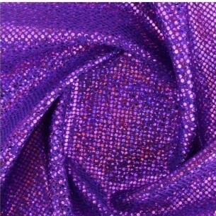 Lycra Micro Holográfica Roxa