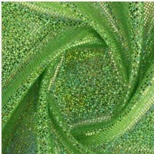 Lycra Micro Holográfica Verde