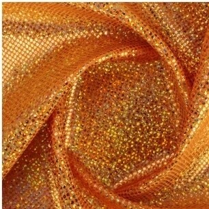 Lycra Micro Holográfica Laranja