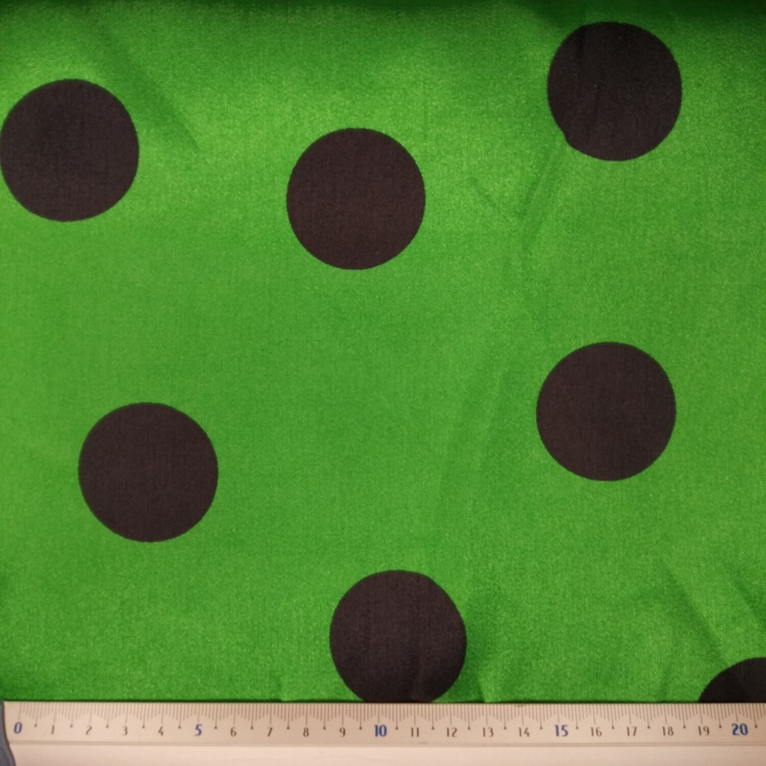 Cetim Carnaval Bolas - Verde