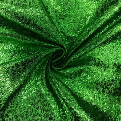 Lamé Topaz Verde Bandeira