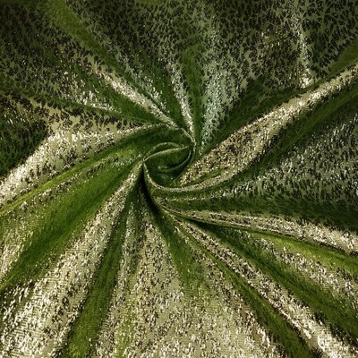 Lamé Topaz Verde Fluor