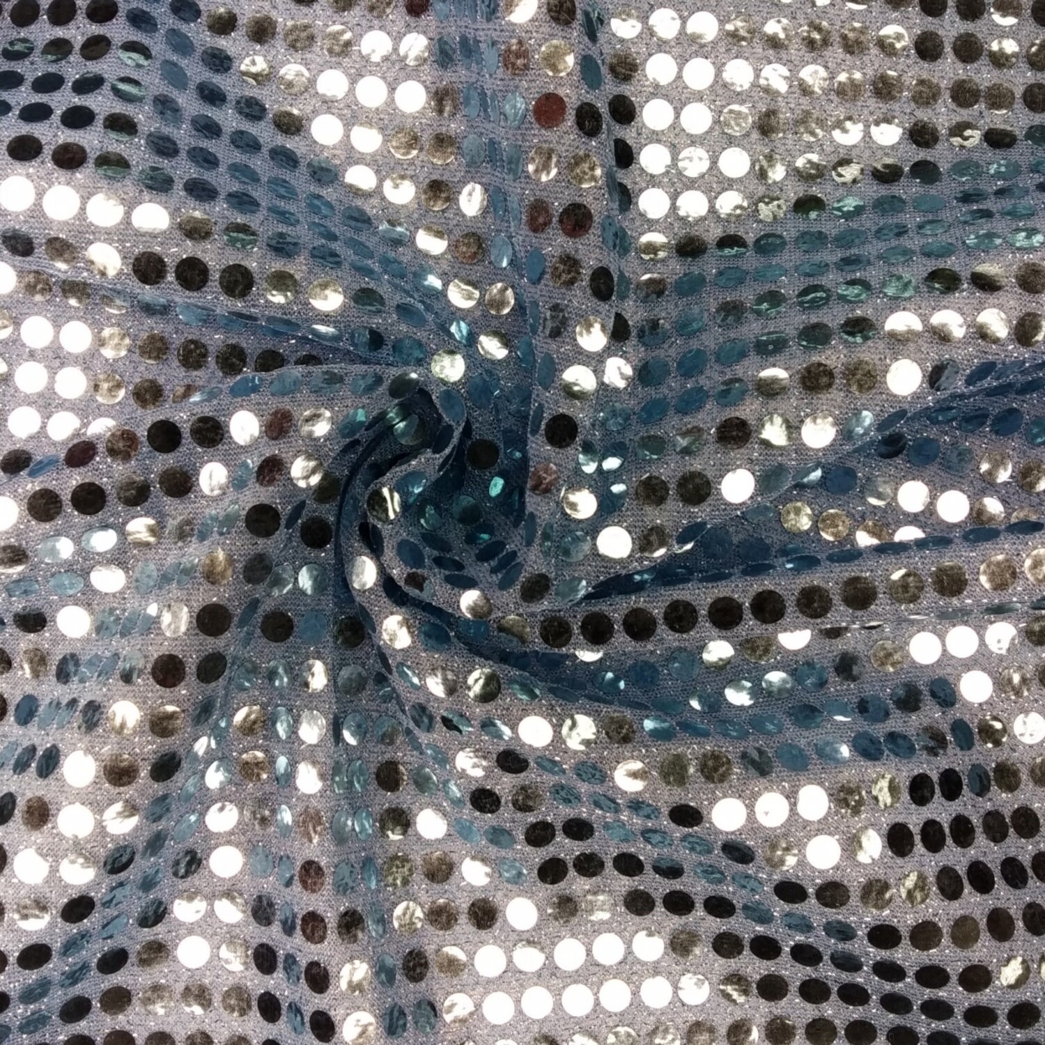 Lamé Azul c/ Chapeta 6mm