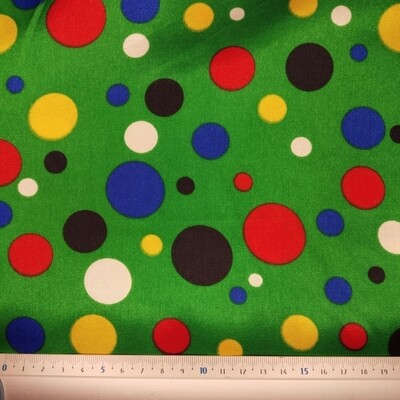 Cetim Carnaval Bolas - Multicor