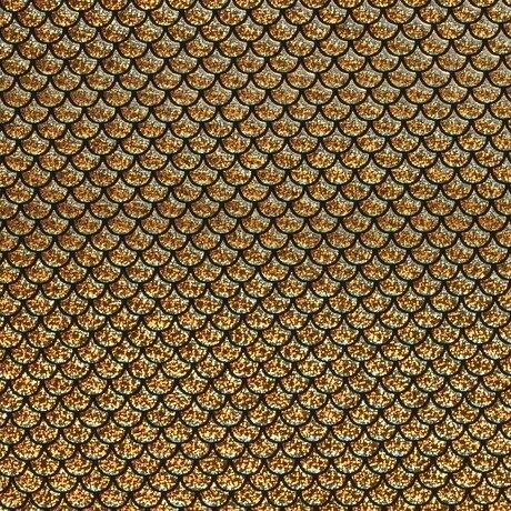 Malha Lame Escamas Grandes Dourada