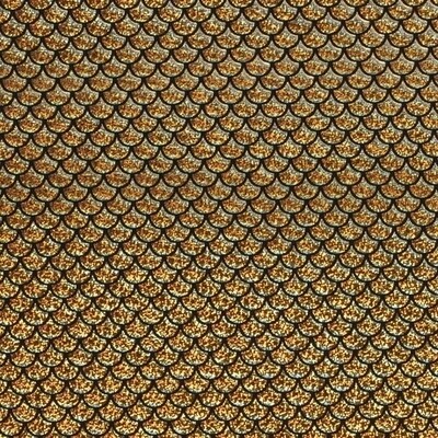 Malha Lame Escamas Grandes Dourada