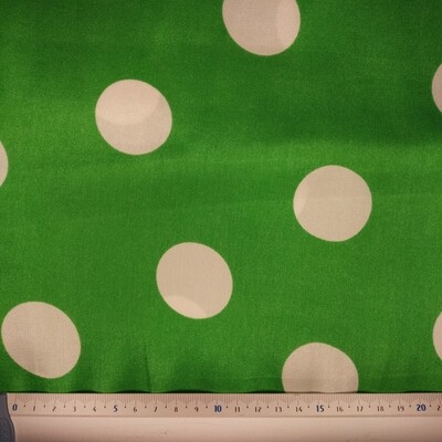 Cetim Carnaval Bolas - Verde