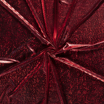 Malha Lame Escamas Pequenas Vermelho