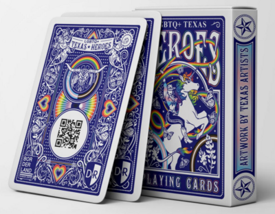 LGBTQ+ Texas Heroes Playing Cards - Deck 2