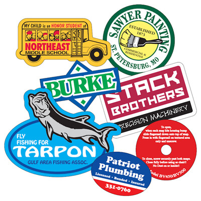 Vinyl Sticker Decals (3x3 inches or less, 1 Set of 50)