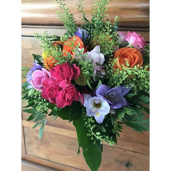 Bouquet de mariée « bohème coloré »