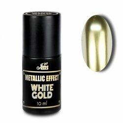 Metallic Effect Gel White Gold