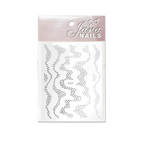 NAIL STICKERS - DOTS SILVER