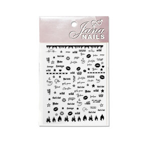 NAIL STICKERS - JN BLACK #2