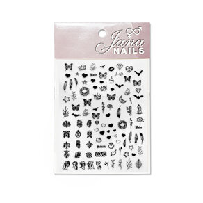 NAIL STICKERS - JN BLACK #1
