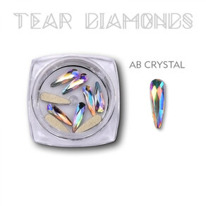 Tear Diamonds AB Crystal 10 Stk