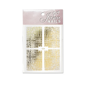 NAIL STICKERS - ANIMAL PRINT NO1 GOLD