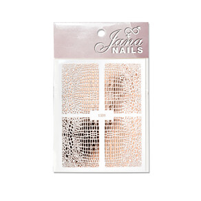 NAIL STICKERS - ANIMAL PRINT NO1 ROSE GOLD