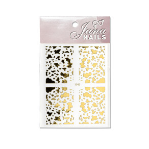 NAIL STICKERS -ANIMAL PRINT NO5 GOLD